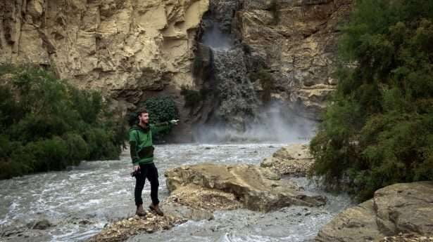 Het regenseizoen is een geweldige tijd om te genieten van een aantal watervallen in de wadi Nachal Og in de woestijn van Judea, 16 januari. 