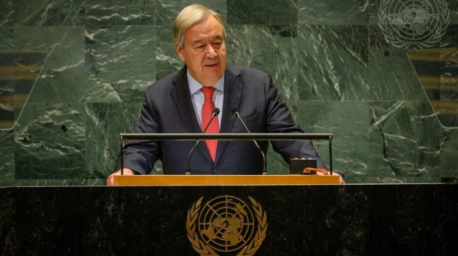 VN-secretaris-generaal Guterres bekritiseert Israël in toespraak voor Algemene Vergadering