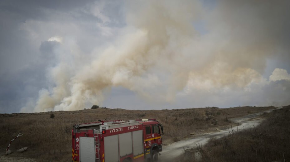 Noorden van Israël staat in brand