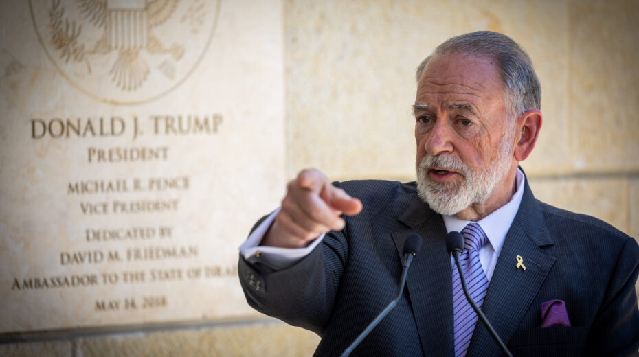 Huckabee: Een Palestijnse staat is geen prioriteit voor de regering-Trump